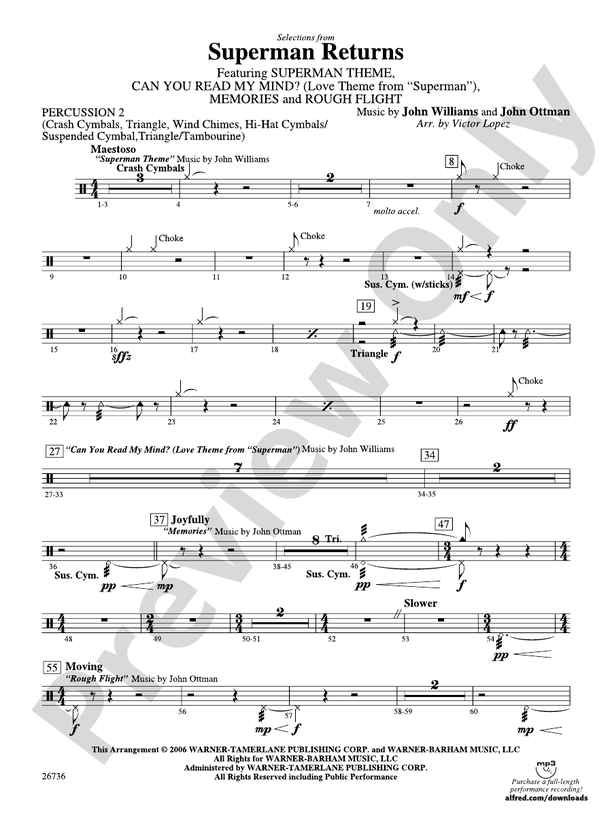 Superman Returns: 2nd Percussion
