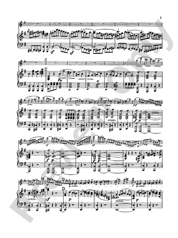 Mendelssohn Violin Concerto, Op. 64 (Arr. Carl Flesch) Violin