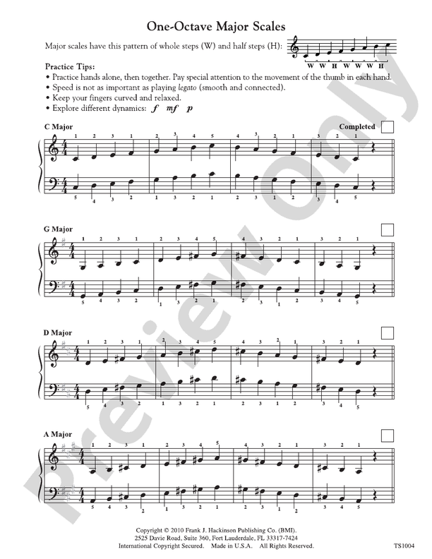 OneOctave Major Scales and Arpeggios Piano Edwin McLean Digital