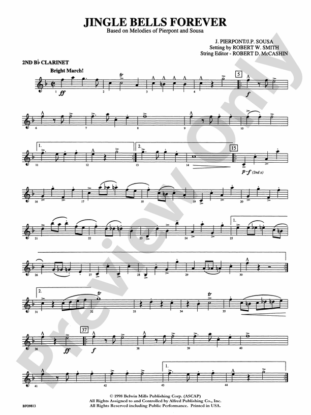 Jingle Bells Forever 2nd Bflat 2nd Bflat Part
