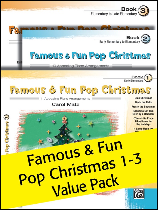 Famous & Fun Pop Christmas 1-3 (Value Pack)
