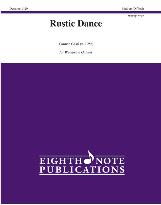 Rustic Dance Woodwind Quintet Score And Parts Carmen Gassi Sheet Music 