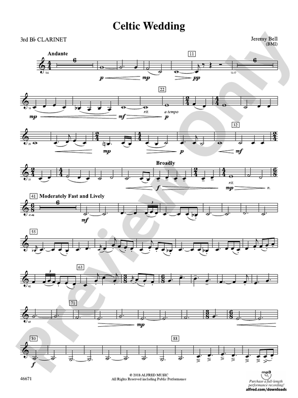 Celtic Wedding 3rd Bflat 3rd Bflat Part Digital