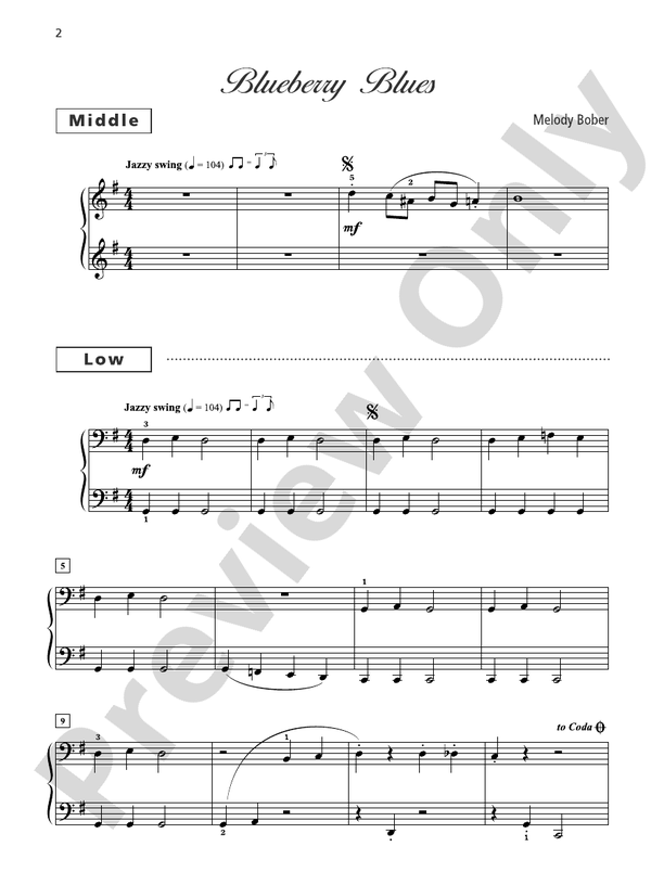 Grand Trios for Piano, Book 3: 4 Late Elementary Pieces for One Piano, Six Hands