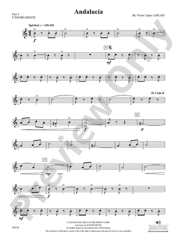 Andalucía Part 2 F Instruments Part 2 F Instruments Part