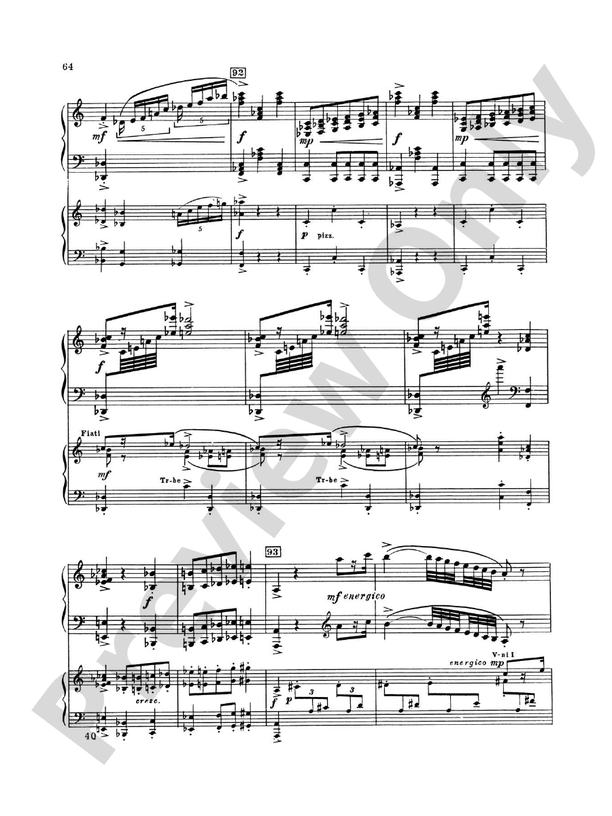 Piano Concerto No. 3 in C Major, Opus 26 - 3rd Movement - Piano Duo (2 Pianos, 4 Hands)