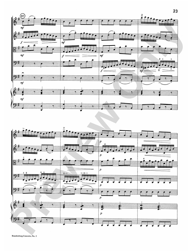 Brandenburg Concerto No. 3