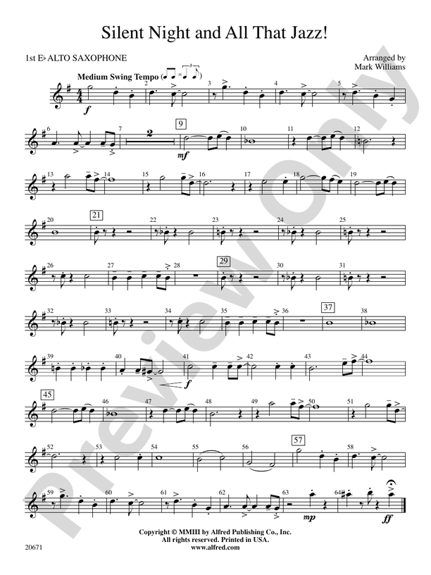 Alto Saxophone sheet music of the day - 1 : r/saxophone