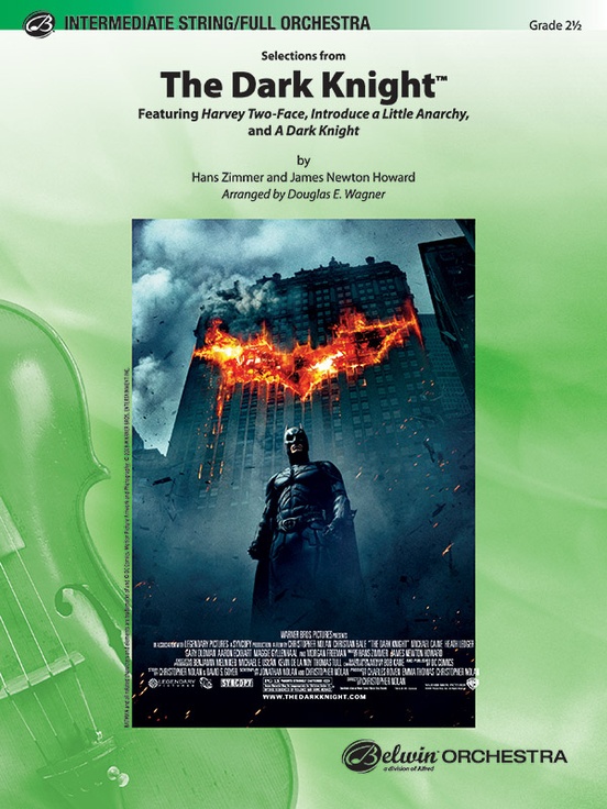The Dark Knight, Selections from: Full Orchestra Conductor Score
