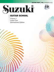 Suzuki Guitar School Guitar Part and CD, Volume 3
