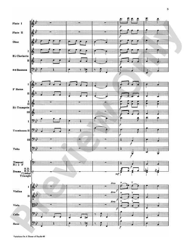 Variations on a Theme of Haydn