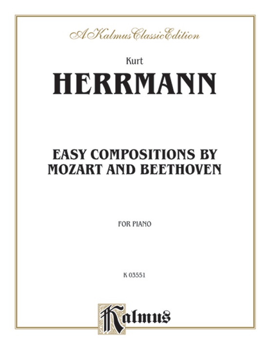 Easy Compositions by Mozart and Beethoven
