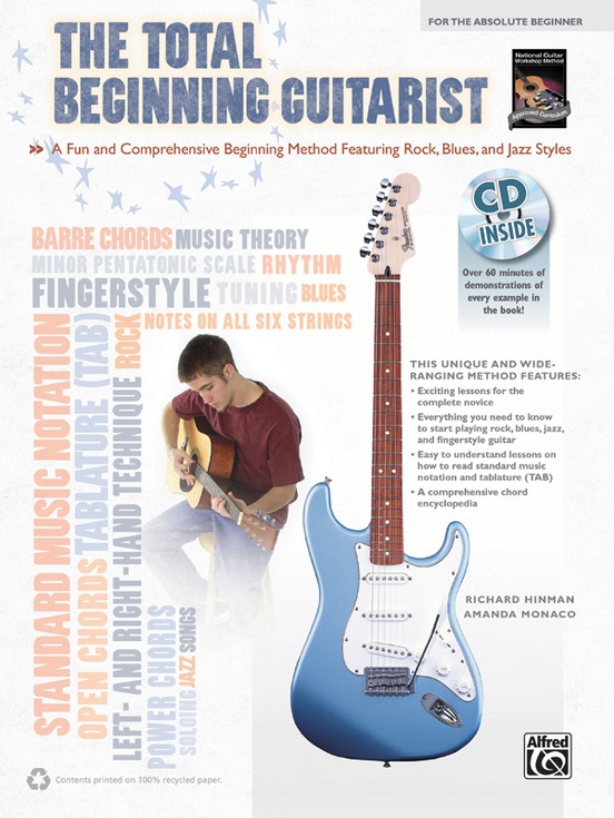 The Total Beginning Guitarist Guitar Book Amp Cd