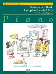 Alfred's Basic Piano Library: Notespeller Book Complete 2 & 3