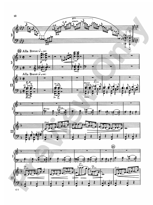 Concerto in F - Piano Duo (2 Pianos, 4 Hands)