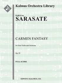 Carmen Fantasy Op. 25 Bizet Full Orchestra Solo Strings with