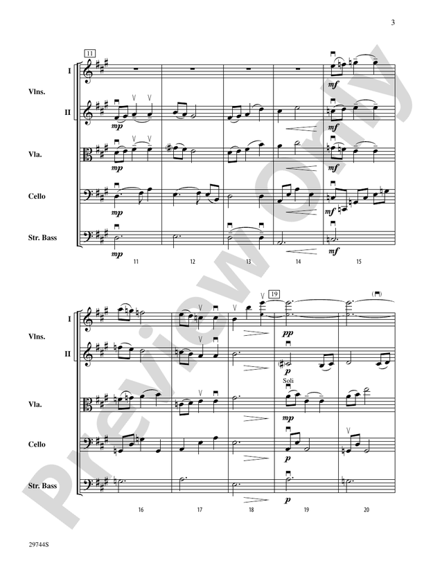 A Southwest Serenade String Orchestra Conductor Score & Parts Richard