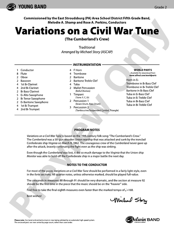 Variations on a Civil War Tune
