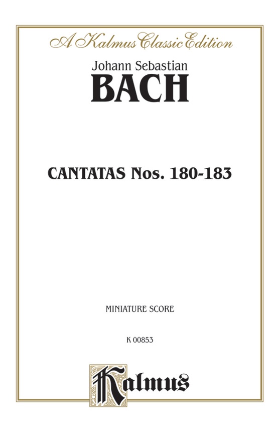 Cantatas No. 180-183
