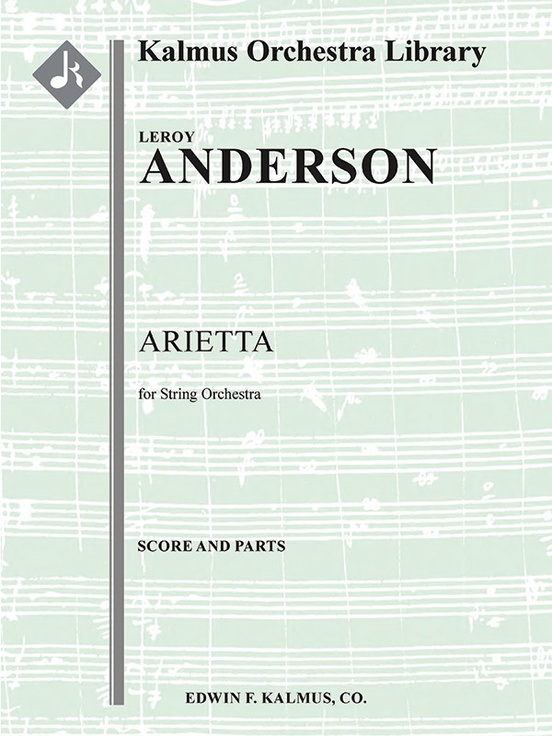 Arietta for String Orchestra: String Orchestra, Ensemble Works