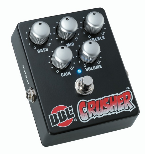 BBE Crusher Distortion Guitar Effects Pedal