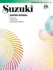 Suzuki Guitar School Guitar Part and CD, Volume 4
