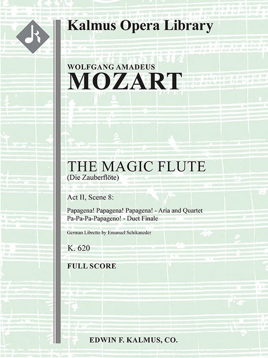 The Magic Flute (Die Zauberfloete), K. 620, No. 21 Act II, Scene 8