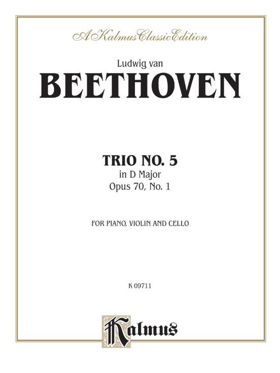 Piano Trio No. 5, Opus 70 No. 1 in D Major