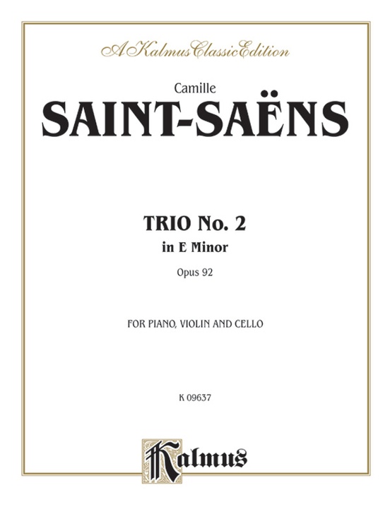 Trio No. 2, Opus 92