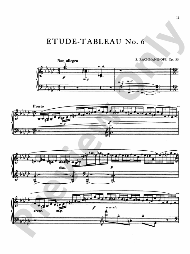 ☆ Rubinstein-Etude No.6 Sheet Music pdf, - Free Score Download ☆