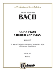 Soprano Arias from Church Cantatas, Volume I (Sacred)