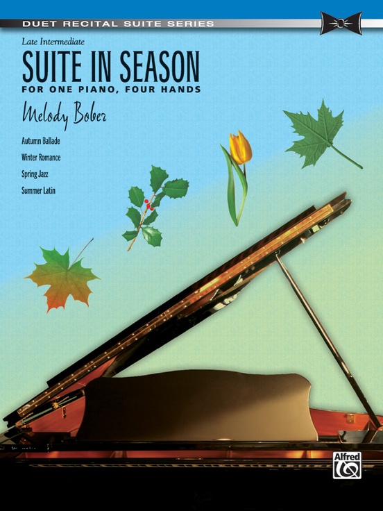 Spring Jazz - Piano Duet (1 Piano, 4 Hands): Piano: Melody Bober