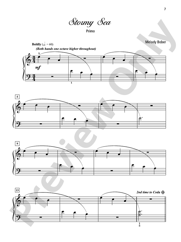 Grand Duets for Piano, Book 2: 8 Elementary Pieces for One Piano, Four Hands