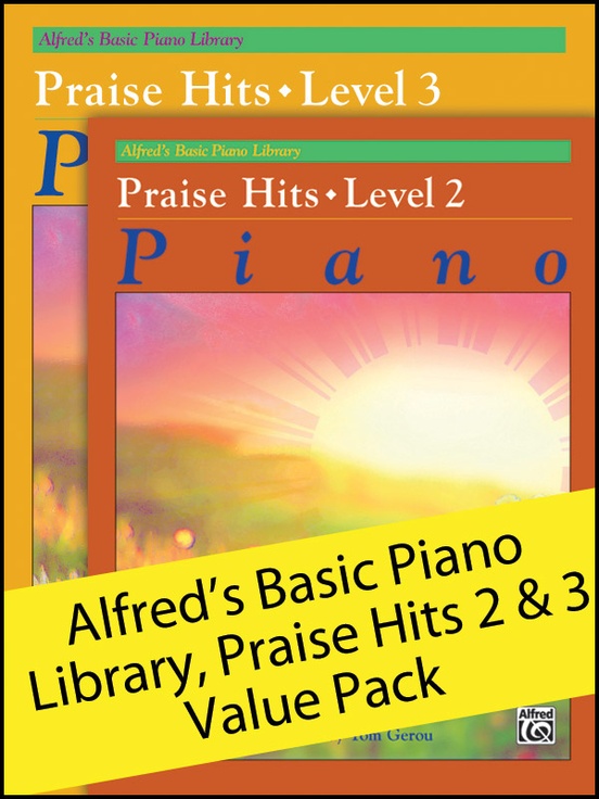 Alfred's Basic Piano Library Praise Hits 2-3 (Value Pack)