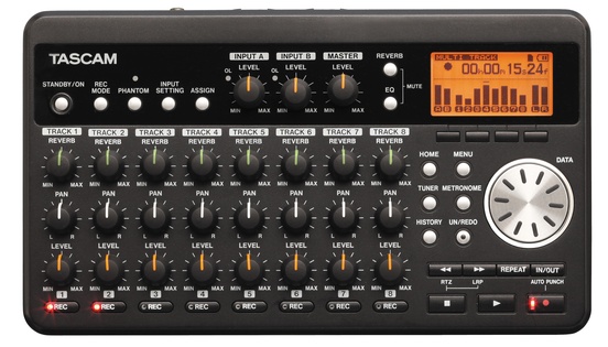 Tascam DP008 Digital Pocket Studio 8 Track Recorder