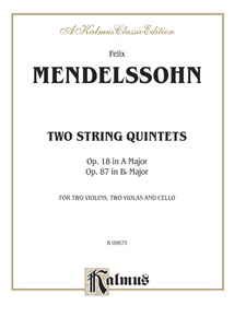 Two String Quintets, Opus 18 (A Major) & Opus 87 (B-flat Major)