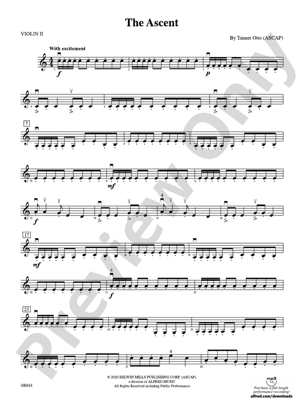 The Ascent: 2nd Violin