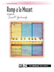 Romp a la Mozart - Piano Trio (1 Piano, 6 Hands)