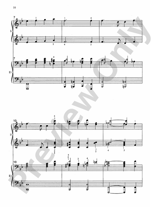America, the Beautiful - Piano Duo (2 Pianos, 4 Hands)