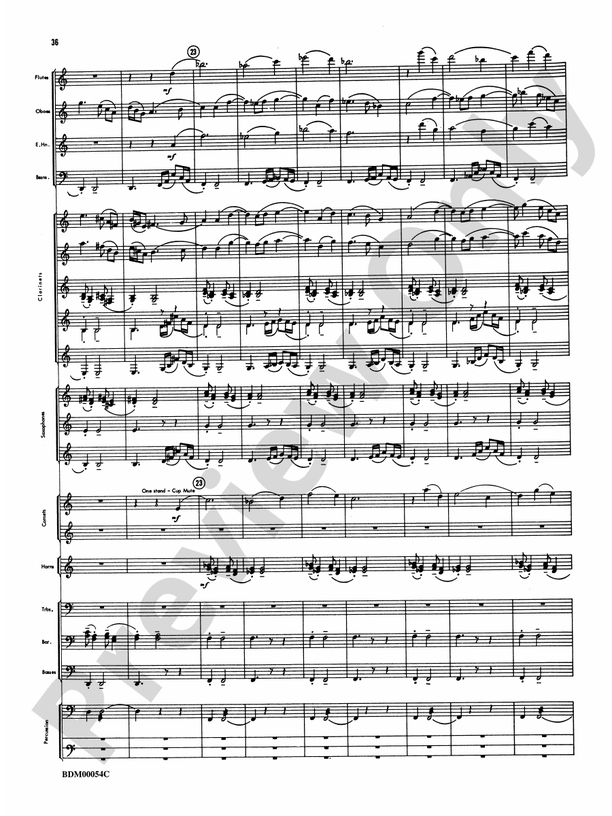 Symphonic Suite: Concert Band Conductor Score & Parts: Clifton
