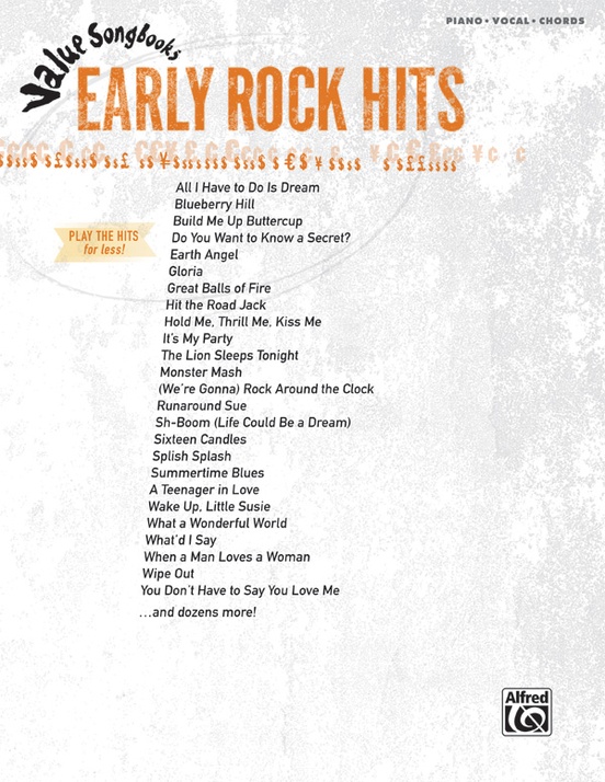 Value Songbooks: Early Rock Hits