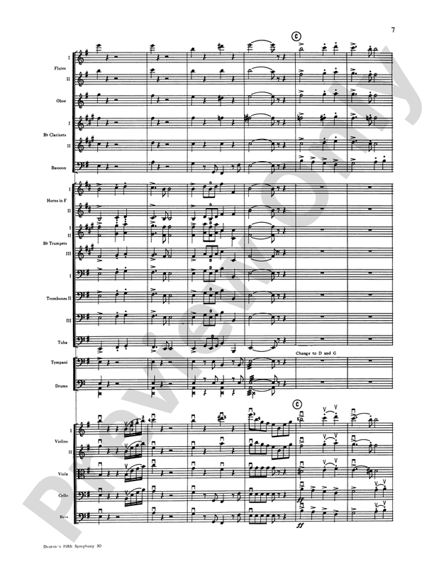Dvorák's 5th Symphony ("New World," 4th Movement)