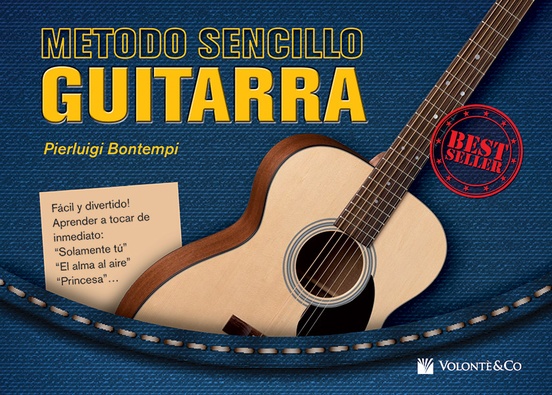 estómago Soberano Indígena Método sencillo Guitarra: Guitar Book: Pierluigi Bontempi | Alfred Music
