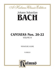 Cantatas No. 20-22, Volume VI
