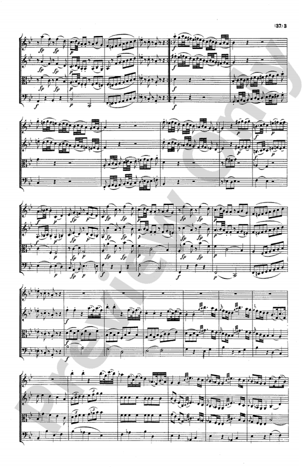 Mozart String Quartets String Quartet in B flat Major, K. 159 Part