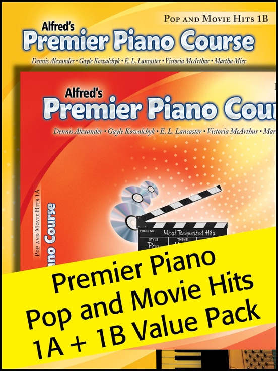 Premier Piano Course, Pop and Movie Hits 1A & 1B (Value Pack)