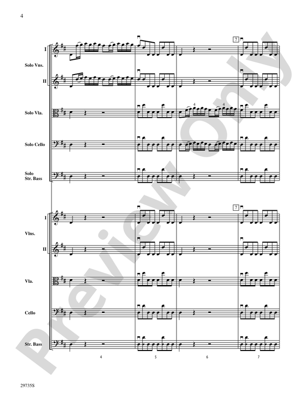 Gloria In Excelsis Deo: Score: String Orchestra Score