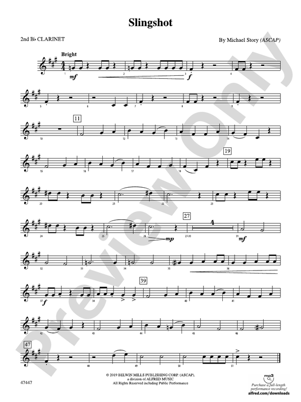 Slingshot: 2nd B-flat Clarinet