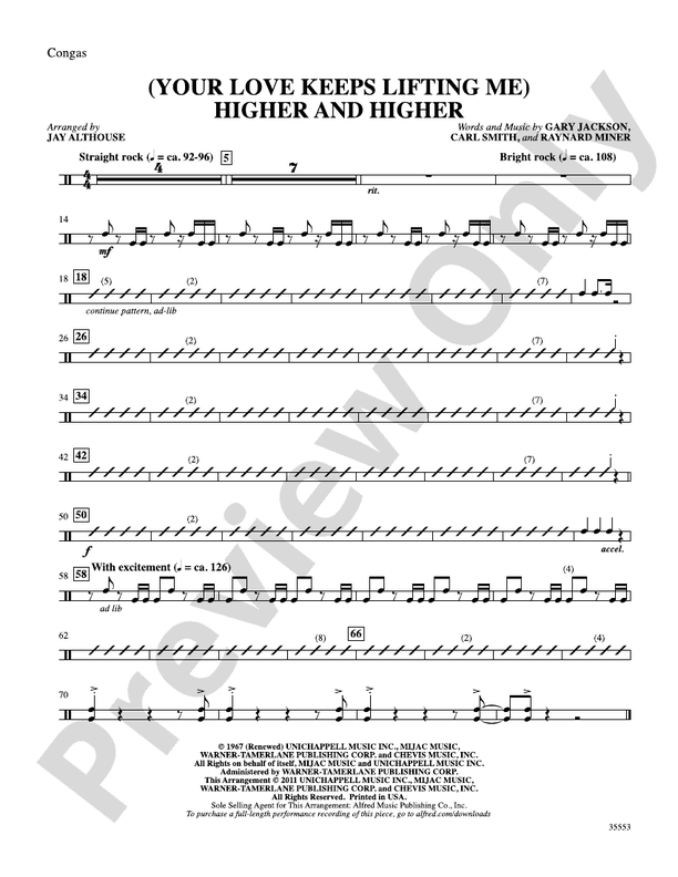 (Your Love Keeps Lifting Me) Higher and Higher 2nd Percussion 2nd