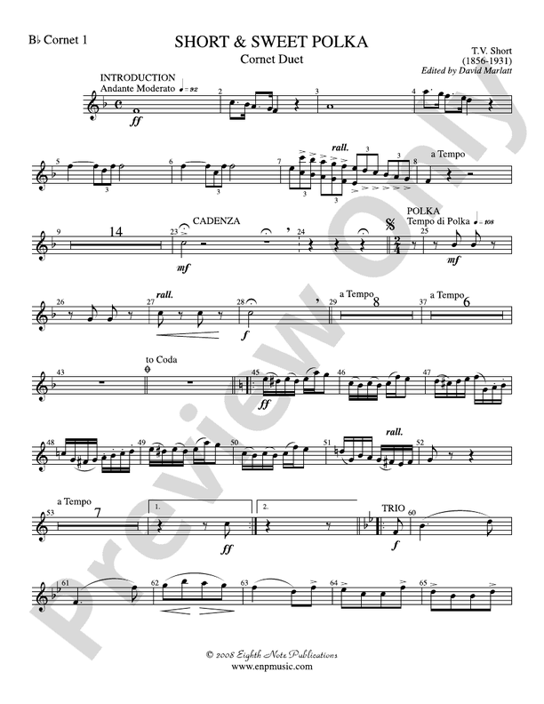 Short and Sweet Duet and Concert Band) 1st Bflat 1st